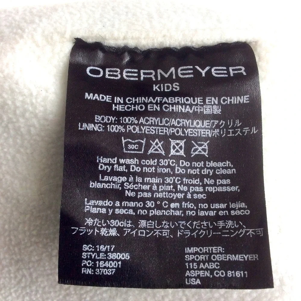Obermeyer Girls Pompom Beanie Hat OS